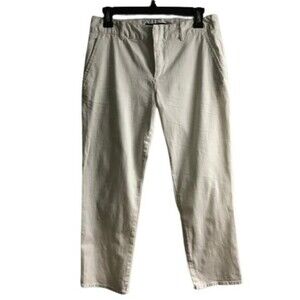 BCBG Maxazria Women's Capri Pants White Size 4 Slim Fit